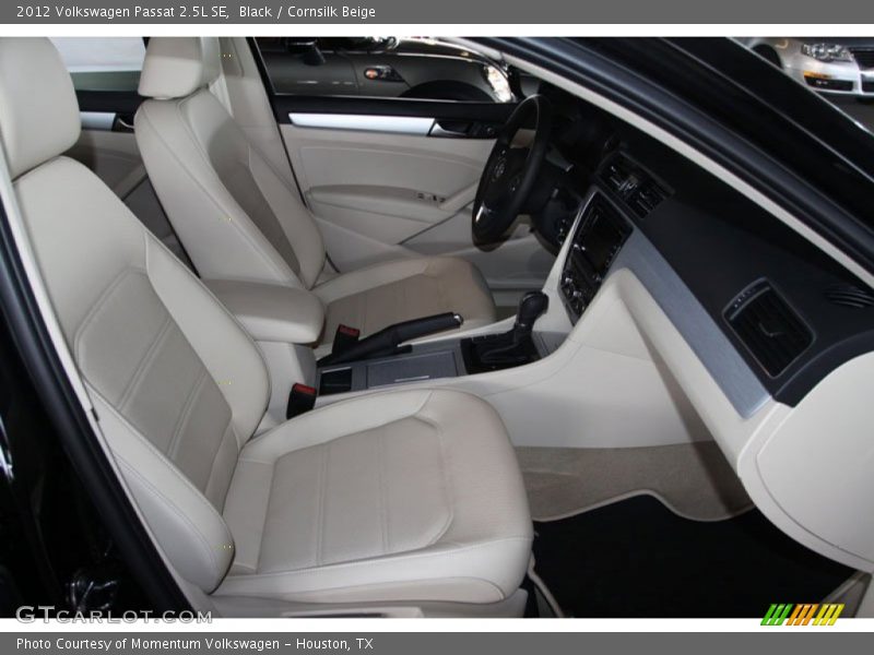 Black / Cornsilk Beige 2012 Volkswagen Passat 2.5L SE