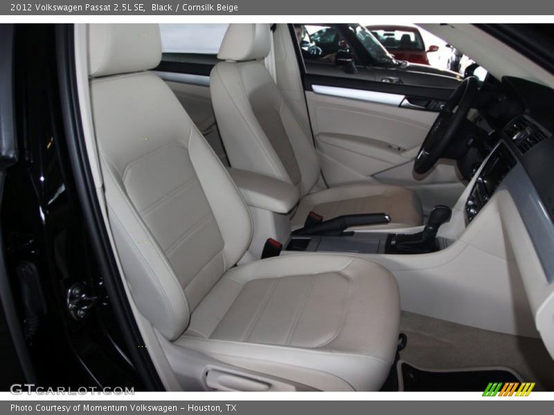 Black / Cornsilk Beige 2012 Volkswagen Passat 2.5L SE