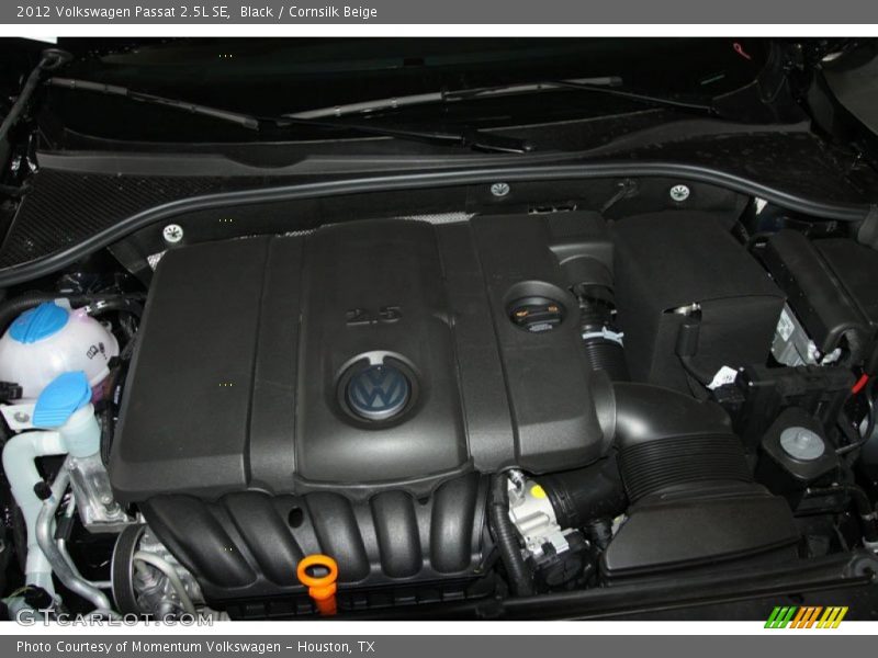 Black / Cornsilk Beige 2012 Volkswagen Passat 2.5L SE