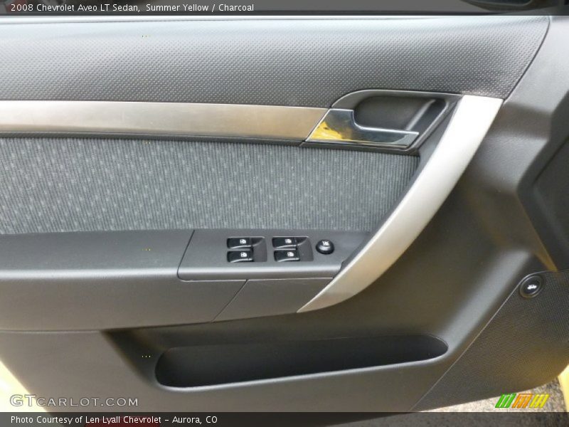 Summer Yellow / Charcoal 2008 Chevrolet Aveo LT Sedan