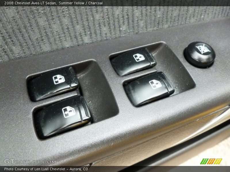 Summer Yellow / Charcoal 2008 Chevrolet Aveo LT Sedan