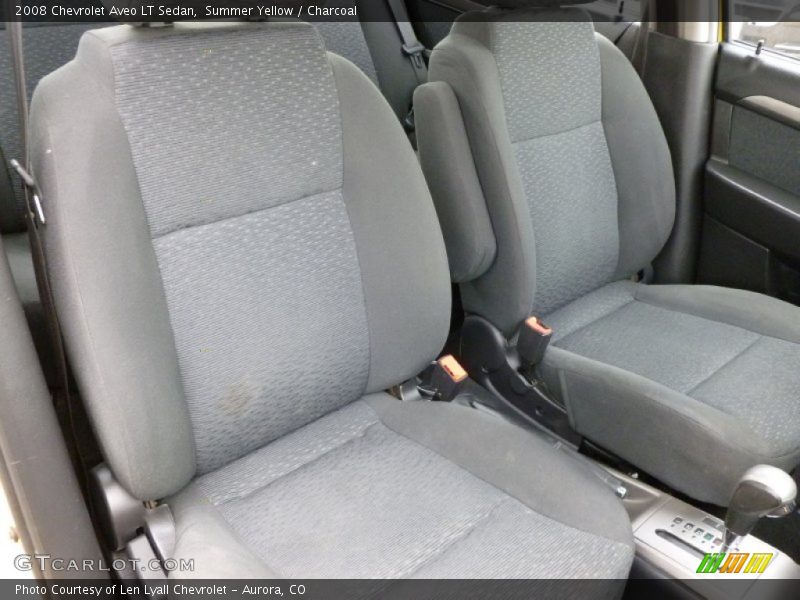 Summer Yellow / Charcoal 2008 Chevrolet Aveo LT Sedan