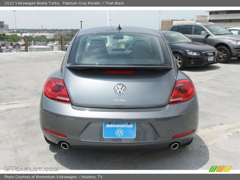 Platinum Gray Metallic / Titan Black 2012 Volkswagen Beetle Turbo
