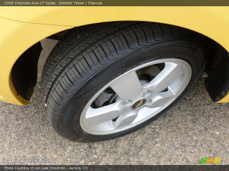 Summer Yellow / Charcoal 2008 Chevrolet Aveo LT Sedan