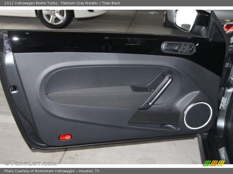 Platinum Gray Metallic / Titan Black 2012 Volkswagen Beetle Turbo