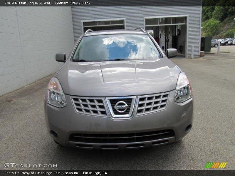 Gotham Gray / Black 2009 Nissan Rogue SL AWD