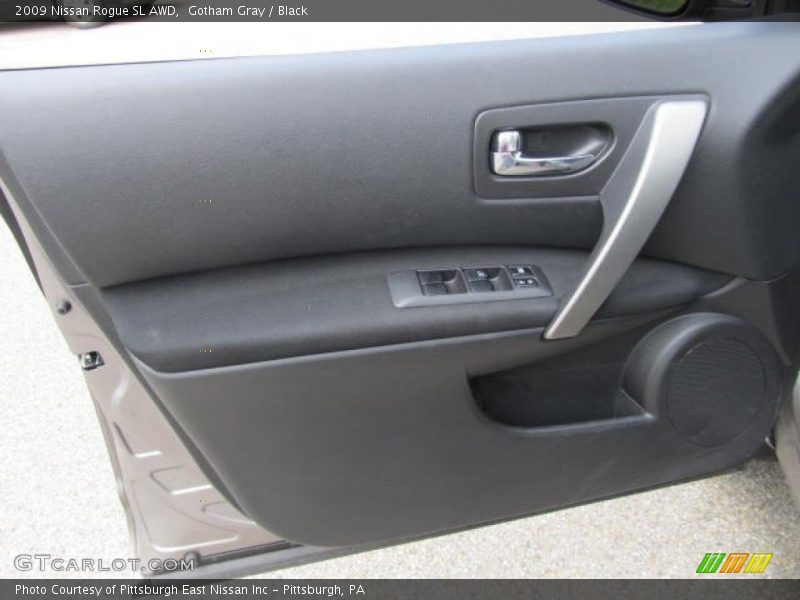 Gotham Gray / Black 2009 Nissan Rogue SL AWD
