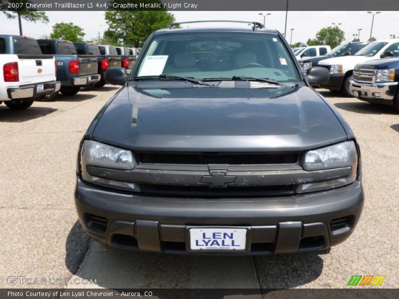 Graphite Metallic / Light Gray 2007 Chevrolet TrailBlazer LS 4x4