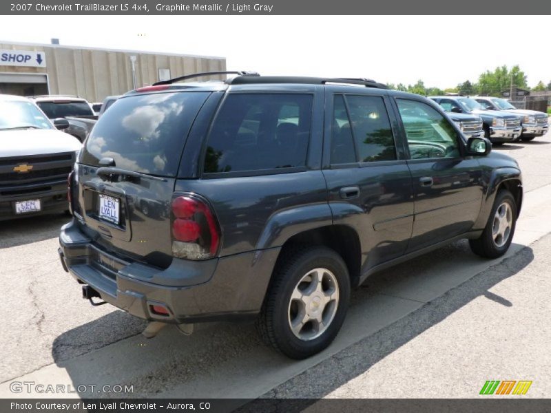 Graphite Metallic / Light Gray 2007 Chevrolet TrailBlazer LS 4x4