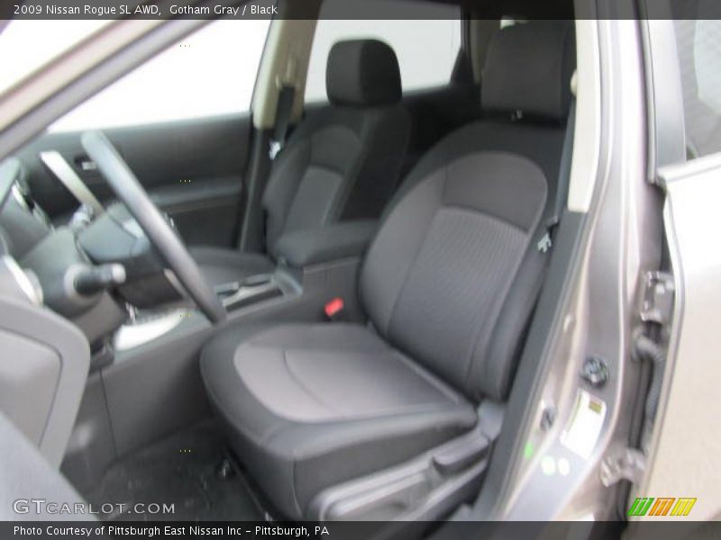 Gotham Gray / Black 2009 Nissan Rogue SL AWD