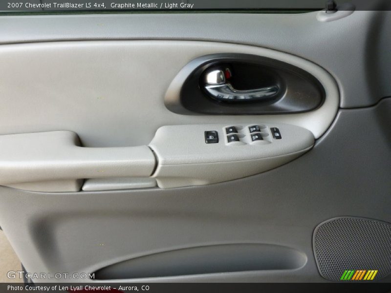 Graphite Metallic / Light Gray 2007 Chevrolet TrailBlazer LS 4x4