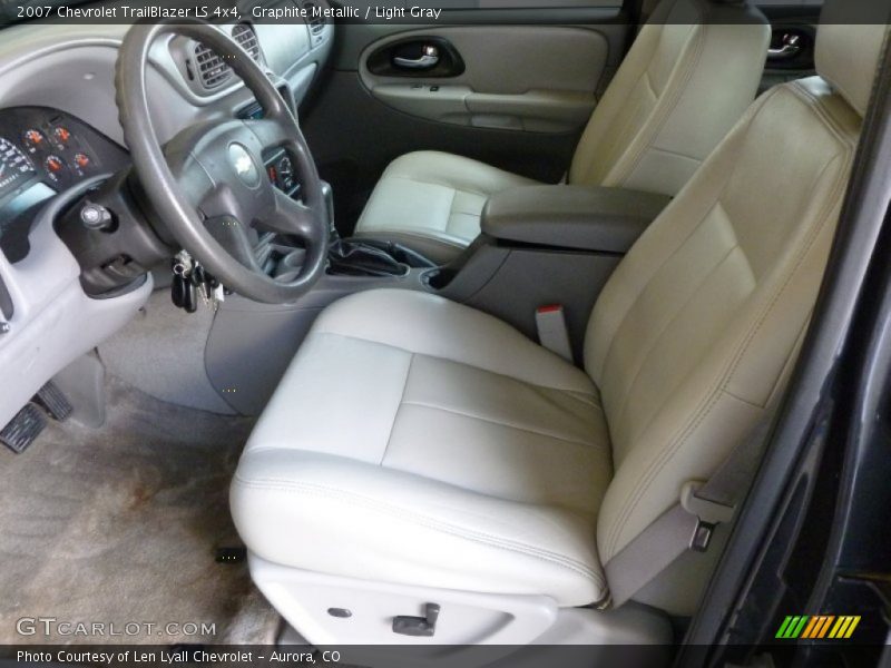 Graphite Metallic / Light Gray 2007 Chevrolet TrailBlazer LS 4x4