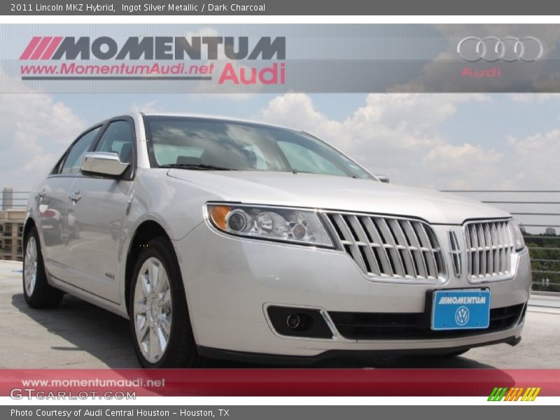 Ingot Silver Metallic / Dark Charcoal 2011 Lincoln MKZ Hybrid