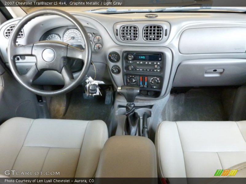 Graphite Metallic / Light Gray 2007 Chevrolet TrailBlazer LS 4x4