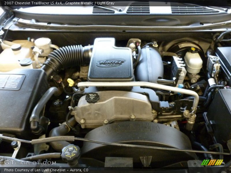 Graphite Metallic / Light Gray 2007 Chevrolet TrailBlazer LS 4x4