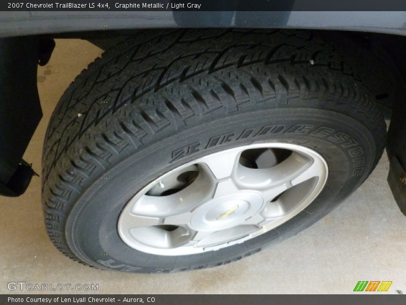 Graphite Metallic / Light Gray 2007 Chevrolet TrailBlazer LS 4x4