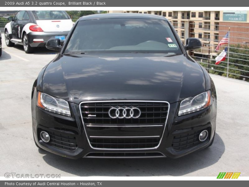 Brilliant Black / Black 2009 Audi A5 3.2 quattro Coupe