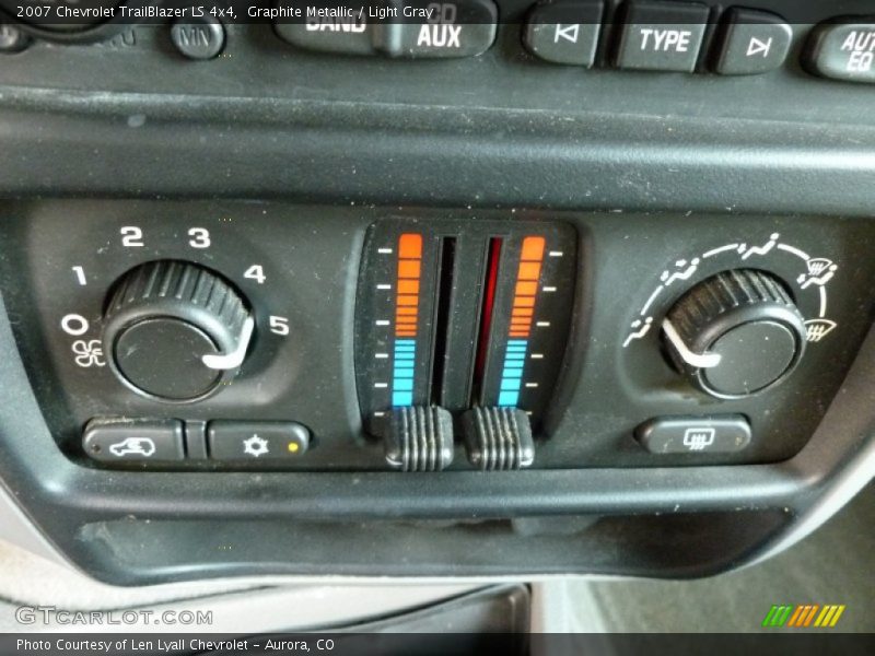 Graphite Metallic / Light Gray 2007 Chevrolet TrailBlazer LS 4x4