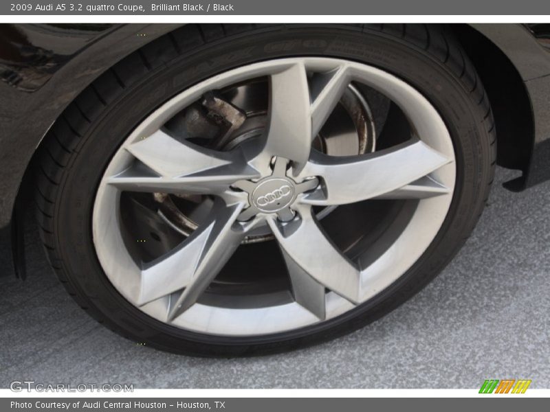 Brilliant Black / Black 2009 Audi A5 3.2 quattro Coupe