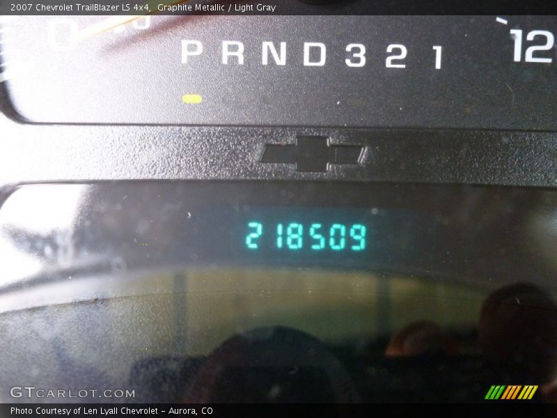 Graphite Metallic / Light Gray 2007 Chevrolet TrailBlazer LS 4x4