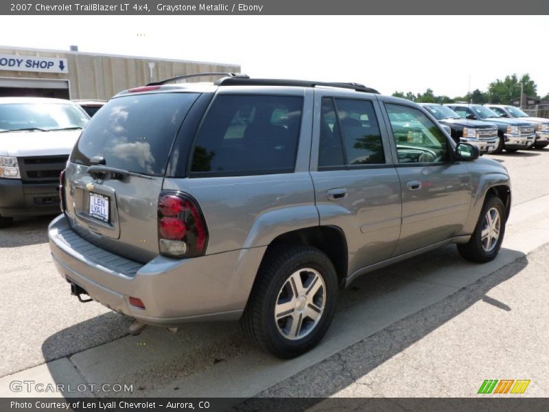 Graystone Metallic / Ebony 2007 Chevrolet TrailBlazer LT 4x4