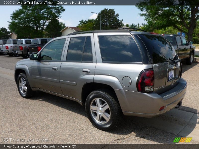 Graystone Metallic / Ebony 2007 Chevrolet TrailBlazer LT 4x4