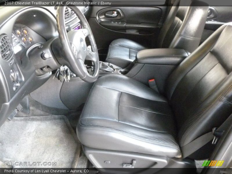 Graystone Metallic / Ebony 2007 Chevrolet TrailBlazer LT 4x4