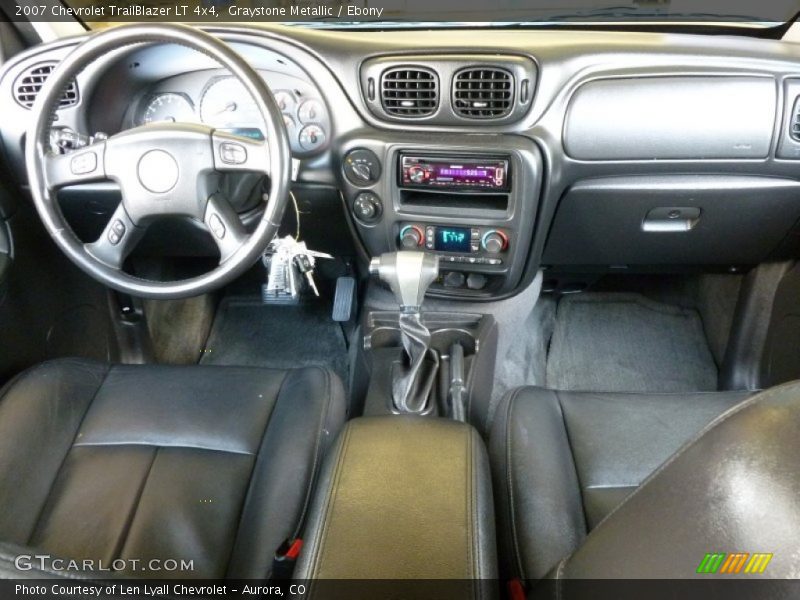 Graystone Metallic / Ebony 2007 Chevrolet TrailBlazer LT 4x4