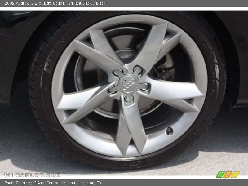 Brilliant Black / Black 2009 Audi A5 3.2 quattro Coupe
