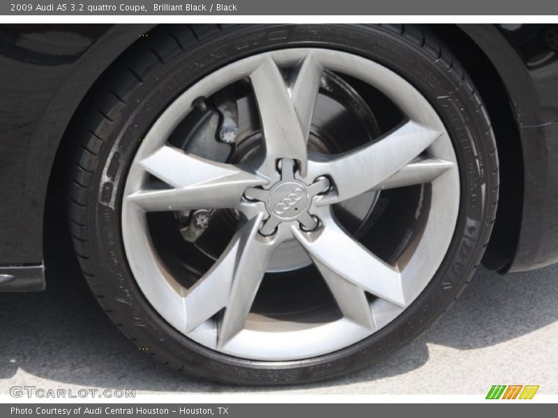 Brilliant Black / Black 2009 Audi A5 3.2 quattro Coupe