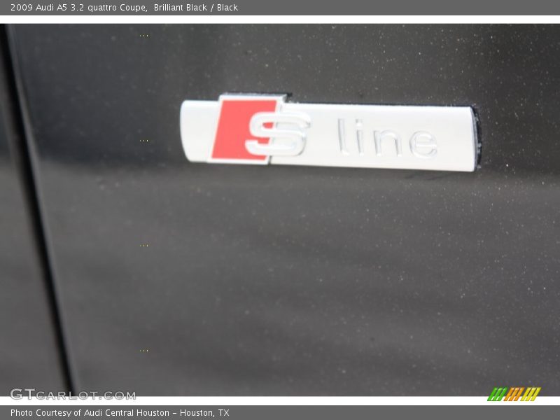 Brilliant Black / Black 2009 Audi A5 3.2 quattro Coupe