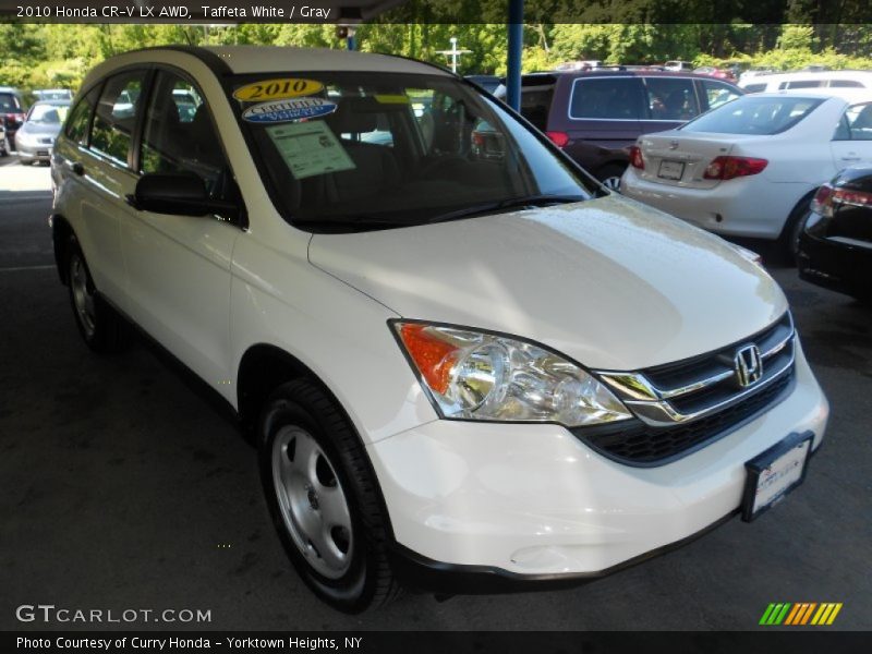 Taffeta White / Gray 2010 Honda CR-V LX AWD