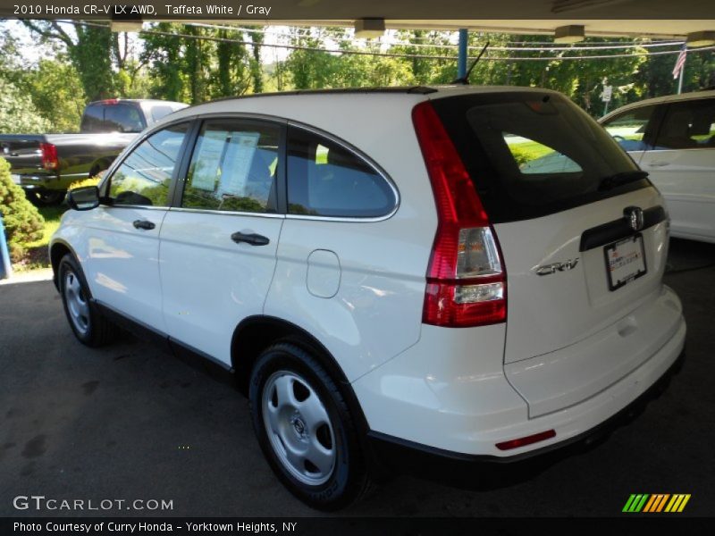 Taffeta White / Gray 2010 Honda CR-V LX AWD