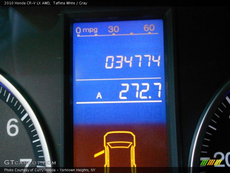 Taffeta White / Gray 2010 Honda CR-V LX AWD