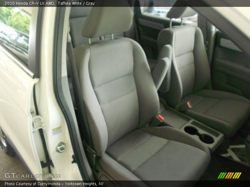 Taffeta White / Gray 2010 Honda CR-V LX AWD