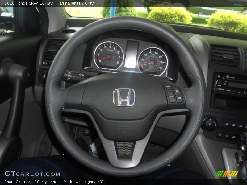 Taffeta White / Gray 2010 Honda CR-V LX AWD