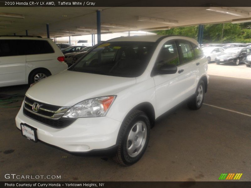 Taffeta White / Gray 2010 Honda CR-V LX AWD