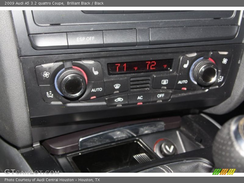 Brilliant Black / Black 2009 Audi A5 3.2 quattro Coupe