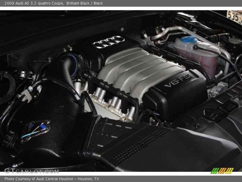 Brilliant Black / Black 2009 Audi A5 3.2 quattro Coupe