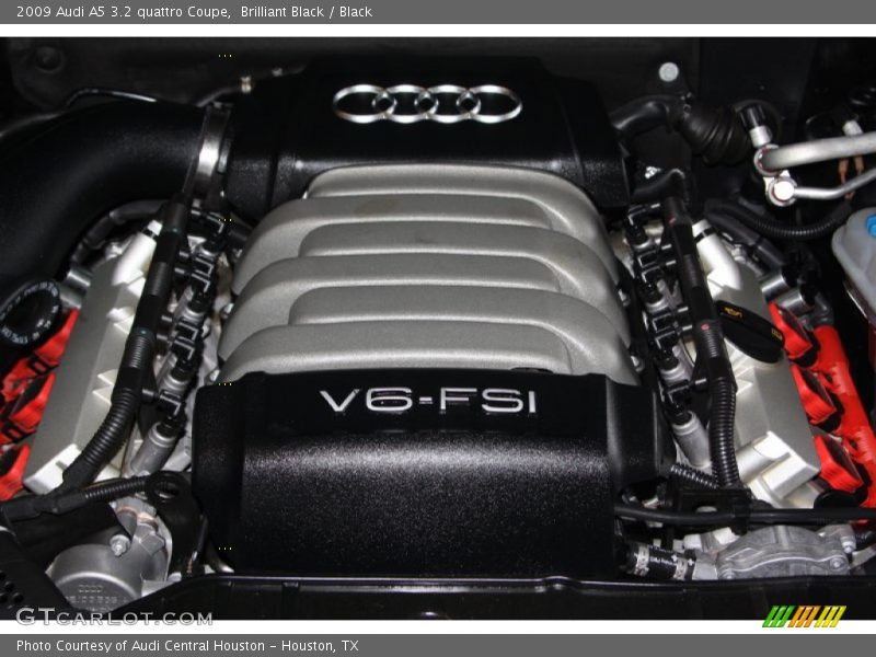 Brilliant Black / Black 2009 Audi A5 3.2 quattro Coupe