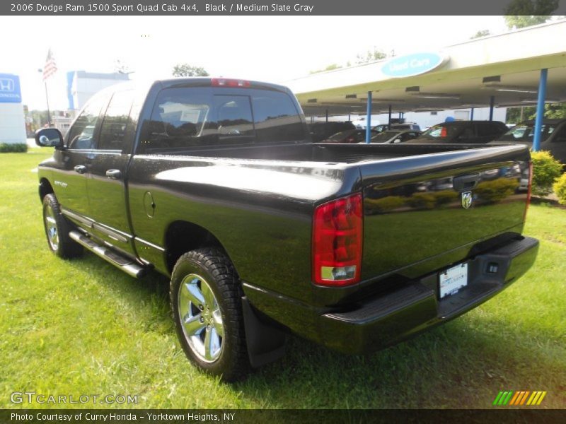 Black / Medium Slate Gray 2006 Dodge Ram 1500 Sport Quad Cab 4x4