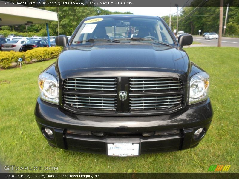 Black / Medium Slate Gray 2006 Dodge Ram 1500 Sport Quad Cab 4x4