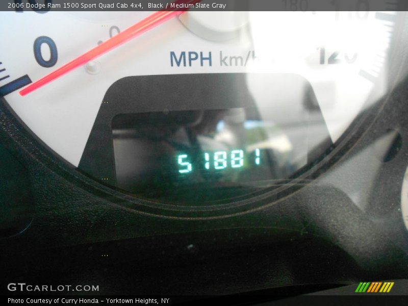 Black / Medium Slate Gray 2006 Dodge Ram 1500 Sport Quad Cab 4x4