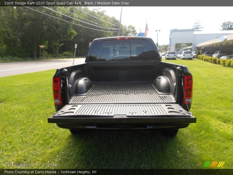Black / Medium Slate Gray 2006 Dodge Ram 1500 Sport Quad Cab 4x4