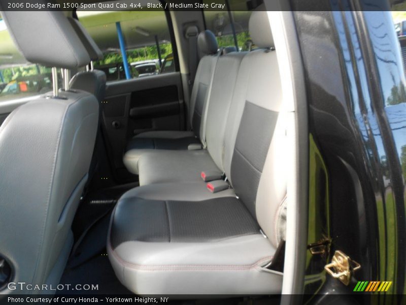 Black / Medium Slate Gray 2006 Dodge Ram 1500 Sport Quad Cab 4x4