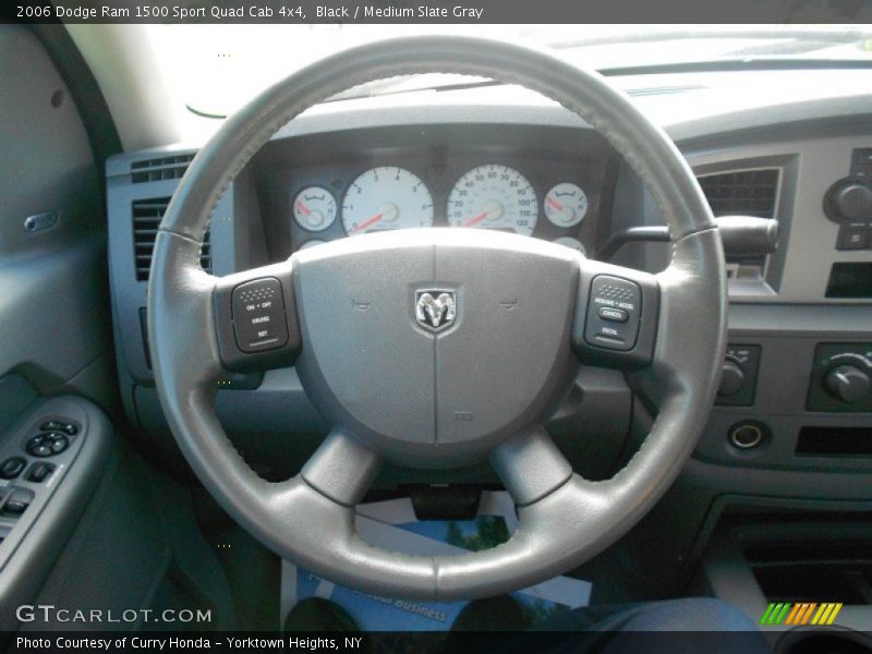 Black / Medium Slate Gray 2006 Dodge Ram 1500 Sport Quad Cab 4x4