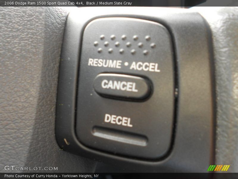 Black / Medium Slate Gray 2006 Dodge Ram 1500 Sport Quad Cab 4x4