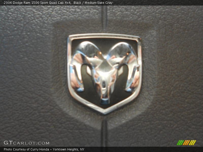 Black / Medium Slate Gray 2006 Dodge Ram 1500 Sport Quad Cab 4x4