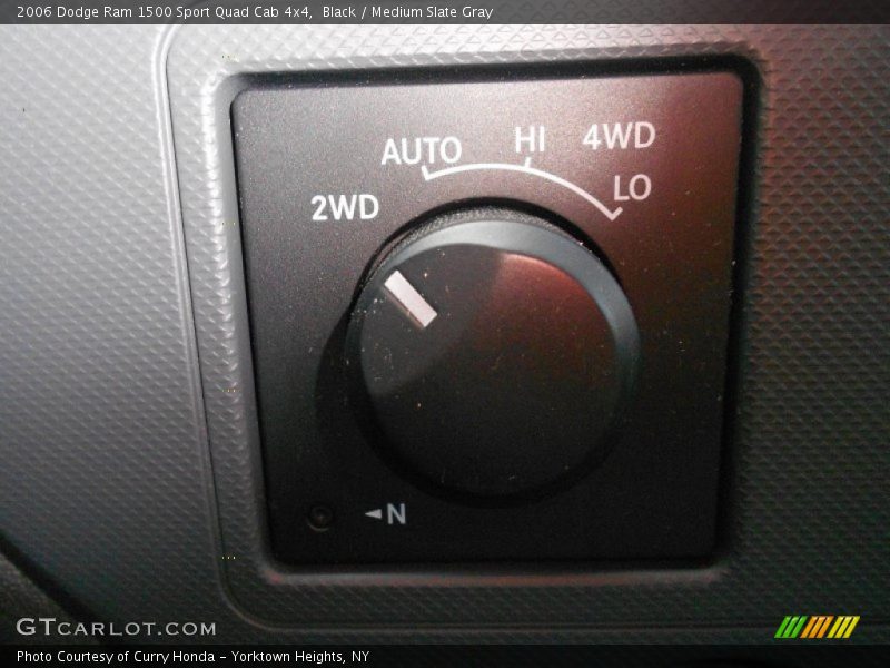 Controls of 2006 Ram 1500 Sport Quad Cab 4x4
