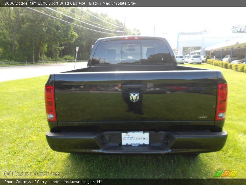 Black / Medium Slate Gray 2006 Dodge Ram 1500 Sport Quad Cab 4x4